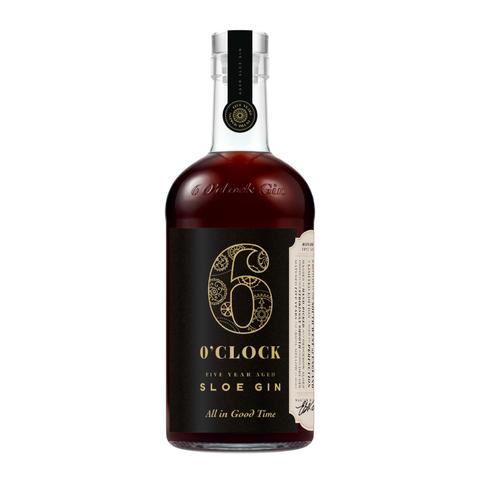 6 O'clock Five Year Aged Sloe Gin - 35cl - 25% ABV - Gin/Distillery - Gin Kiosk