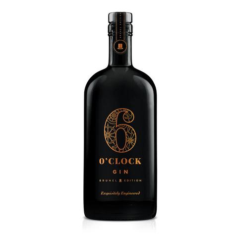 6 O'clock Brunel Gin - 70cl - 50% ABV