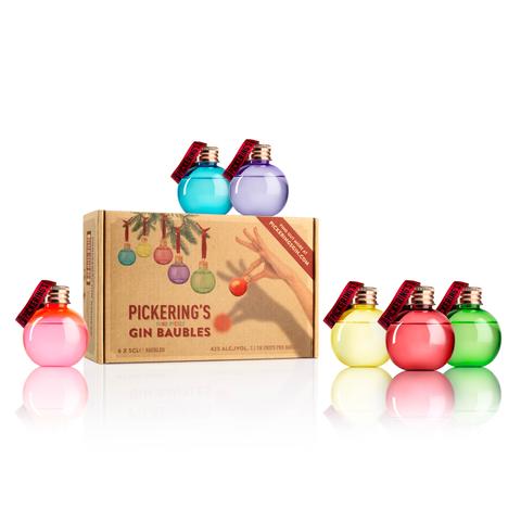 Pickering's Gin Baubles Pack - 6 x 5cl - 42% ABV