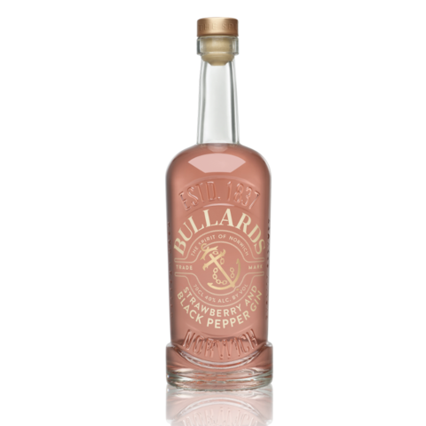 Bullards Strawberry & Black Pepper Gin - 70cl - 40% ABV - Gin/Distillery - Gin Kiosk