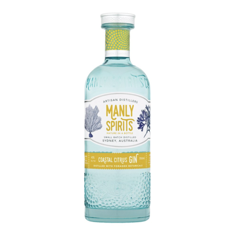 Manly Coastal Citrus Gin - 70cl - 43% ABV