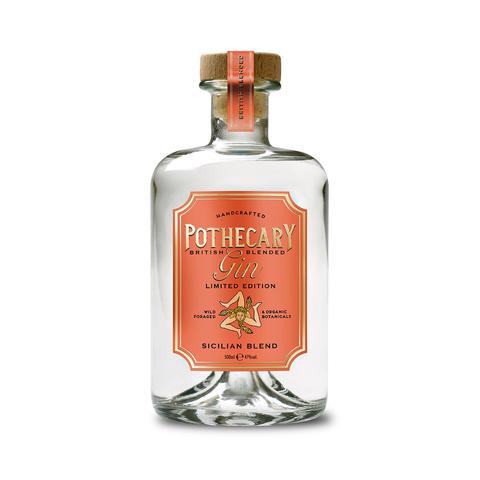 Pothecary Sicilian Blend Gin - 50cl - 47% ABV
