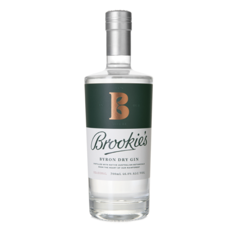 Brookie's Byron Dry Gin  - 70cl - 46% ABV - Gin/Distillery - Gin Kiosk